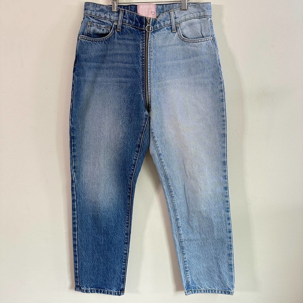 REVICE Two-Tone Blue Jeans